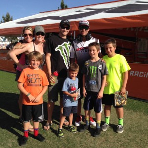 Our group with Chad Reed